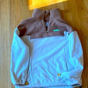 Dudley Stephens pullover sweater size S, tan/cream